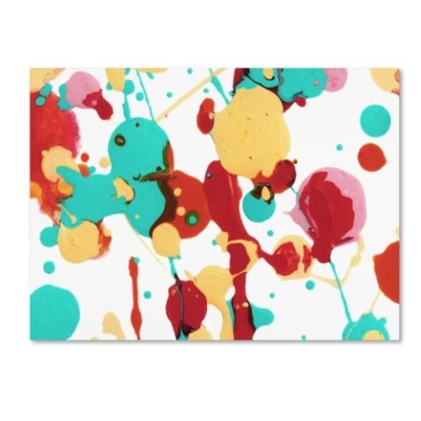 Amy Vangsgard 'Paint Party 4' Canvas Art, 14x19, Trademark Fine Art, Mfr#: AV0214-C1419GG